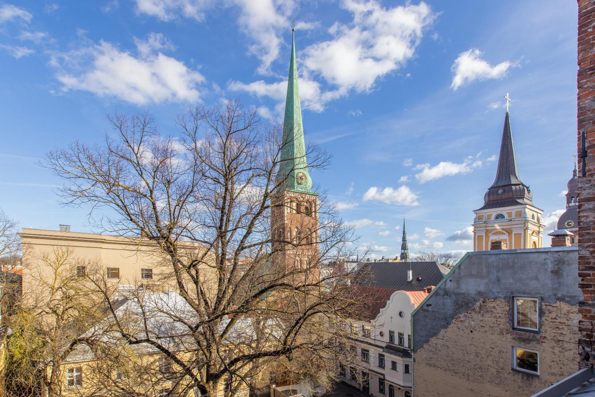 Апартаменты Mansard In Old Town Рига Экстерьер фото